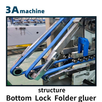 Motore elettrico SHH**800AG-2 Mini Lock Bottom Box Gluing Machine con facile funzionamento