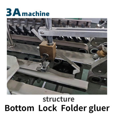 Motore elettrico SHH**800AG-2 Mini Lock Bottom Box Gluing Machine con facile funzionamento