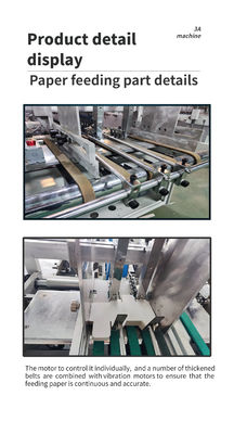 Materiale in legno SHH800AG-2 Fondo automatico Casella automatica per la produzione di cartelle Macchina adesiva HRB