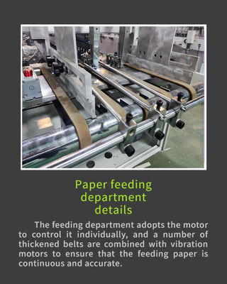250 m/min Velocità di lavoro Macchina di incollaggio automatico per incollaggio e piegatura rapida della carta