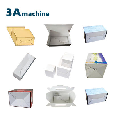 CQT900YG-2 Pre-folded Bottom Lock Semi Automatic Box Glueing Machine per macchine e macchine