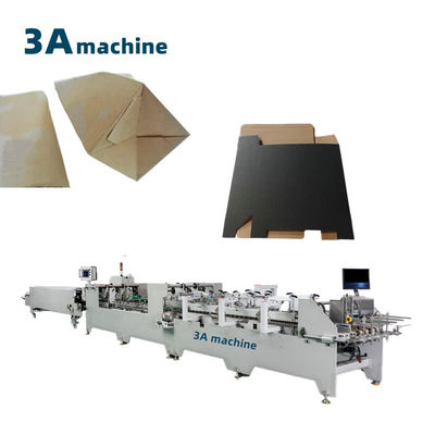 Macchina ad alta produttività per la collazione di cartelle pieghevoli per la fabbricazione di scatole automatiche a doppio lucchetto