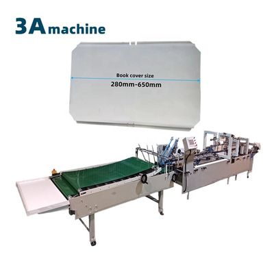 Macchine per piegare e incollare scatole a controllo PLC per la produzione di copertine di libri