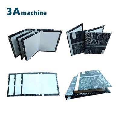 Macchine per piegare e incollare scatole a controllo PLC per la produzione di copertine di libri