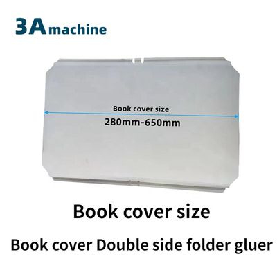Scatola aperta Dimensione minima 150mm CQT-800BS Macchina di incollazione laterale automatica della copertina del libro
