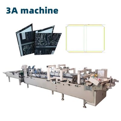 Fast CQT-800BS Automatic Book Cover Side Pasting Machine Box Folding and Glueing Machine (macchina automatica per incollare e piegare le scatole)