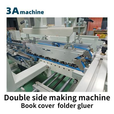 Fast CQT-800BS Automatic Book Cover Side Pasting Machine Box Folding and Glueing Machine (macchina automatica per incollare e piegare le scatole)