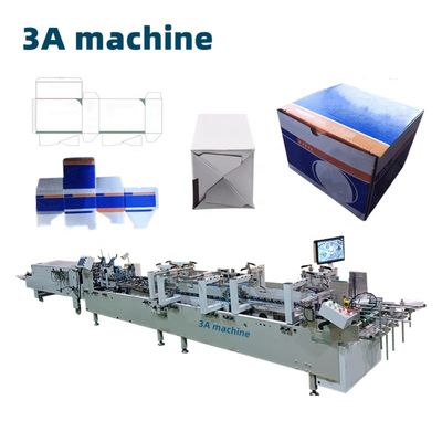 Gluer per cartelle a serratura automatica per piegatura e incollazione precise in dimensioni 10*1.2*1.3m