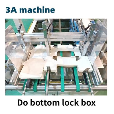 Gluer per cartelle a serratura automatica per piegatura e incollazione precise in dimensioni 10*1.2*1.3m
