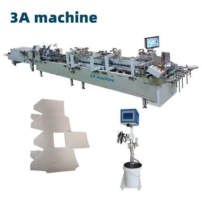 10KW CQT-1100 Gluer automatico migliorato per la produzione di scatole di cartone