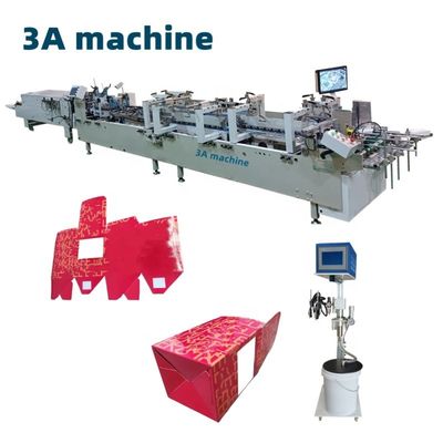 Gluer per cartoni a chiusura automatica a controllo PLC