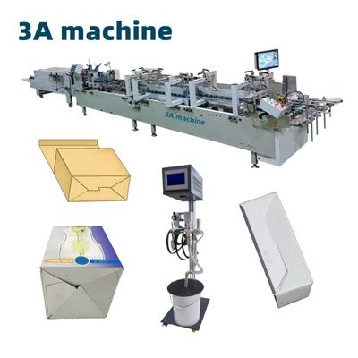 7.5KW CQT-900 migliorata macchina di incollaggio a scatola pieghevole automatica per le esigenze del cliente