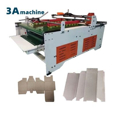 CQT-1800JGKW Macchina di stampaggio della carta Semi-automatica cartone ondulato Press Folder Gluer