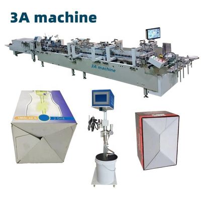 4200 KG CQT-900 Gluer automatico migliorato per la chiusura del fascicolo per imballaggi migliorati