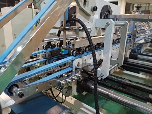 Industrial CQT-900 Enhanced Type Automatic Bottom Lock Folder Gluer Machine per scatole