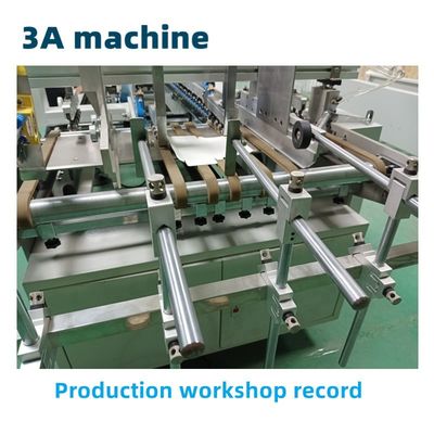 3.5m*1.1m*1.4m CQT-800 Box Folder Gluer Machine per la piegatura e incollaggio di scatole in linea retta