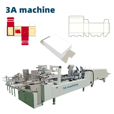 3A PLC CQT 800 Macchina di incollaggio pesante per scatole di cartone/cartucce corrugate a linea retta