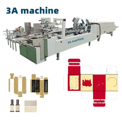 CQT 800 Cartone/cartuccia corrugata a linea retta Macchina di incollaggio per cartoni automatici