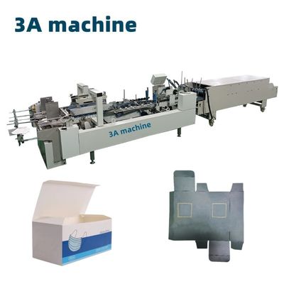 CQT 800 Macchina per piegare e incollare scatole di cartone/corrugato a linea retta con PLC 3A