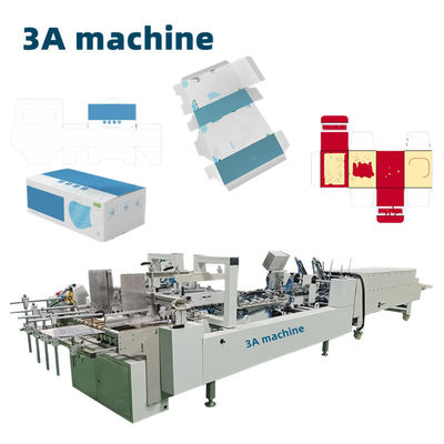 CQT 800 Cartone/cartuccia corrugata a linea retta Macchina di incollaggio per cartoni automatici