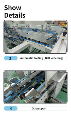 CQT 800 Cartone/cartuccia corrugata a linea retta Macchina di incollaggio per cartoni automatici