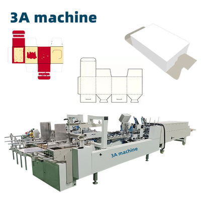 Cartone/cartuccia corrugata a linea retta Automatica due pezzi cartone cartone cartone macchina adesiva