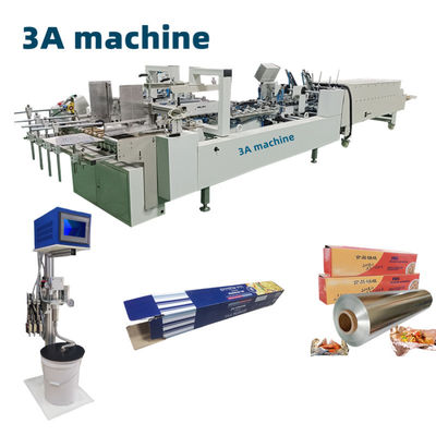 Conveniente CQT-800 Fogli di alluminio e fogli di stagno scatola di imballaggio pieghevole incollaggio macchine