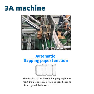 CQT-1300 Macchina automatica per incollare scatole ondulate per 4 6 piegature e incollaggi a angolo