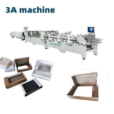 Versatile CQT-850 Automatico 4 6 Colonna Folder Gluer per la fabbricazione di scatole da pranzo in carta