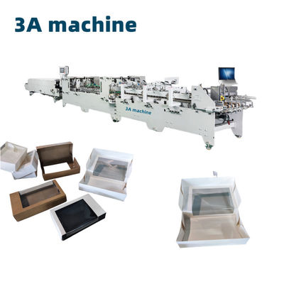 Advanced CQT850 Folder Glueing Machine per 4 angolari Box 6 angolari Paper Box Paper Folding