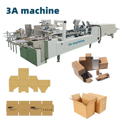 CQT-800 WK-2 Macchina di incollazione pieghevole di scatole di cartone di piccole dimensioni per carta ondulata a E-Flute