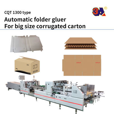 Macchina per la collazione di cartoni corrugati Cartone CQT-800A Tipo di carta 200g-650g