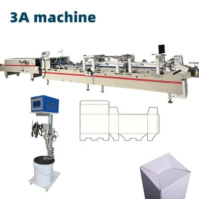 Advanced CQT-900 Folder Gluer Machine per piegatura automatica e incollaggio del cartone