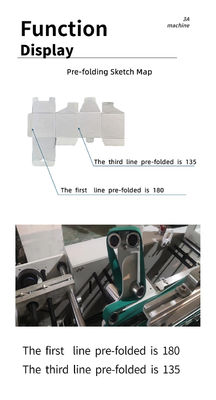 CQT-900 Folding Box Machine Tipo migliorato Box Folding Glue per facile imballaggio del caso
